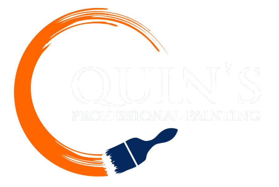 Quin's Professional Painting White Logo